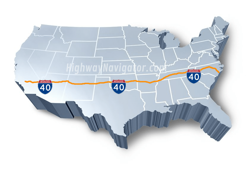 Interstate 40 | HighwayNavigator.com